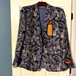Tallia Paisley sport jacket size 44 long. Great for a night out.